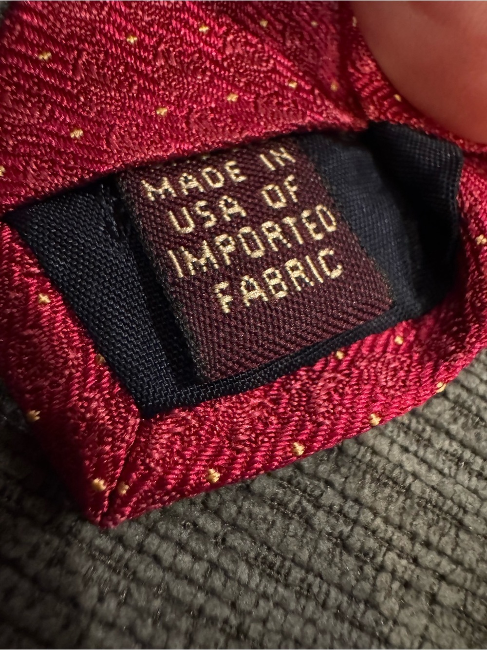 Brooks Brothers Boys, Youth NWT Red Pure Silk Tie - Small - Picture 3 of 4